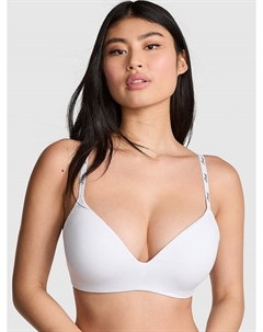 Носите везде бюстгальтер пуш-ап с косточками и без косточек, smooth logo white Pink wear everywhere