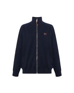 Женский свитер из кашемира, синий Miu miu