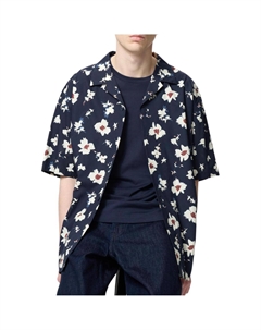 Рубашка Unisex Dark Blue Uniqlo