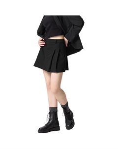 Повседневная короткая юбка женская черная Uniqlo