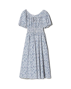 Женские платья с коротким рукавом ivory Uniqlo