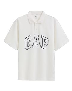 Унисекс поло, белый Gap