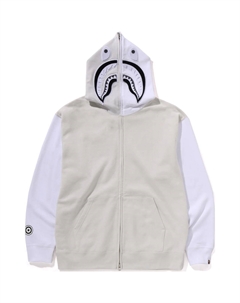 Бейп шарк фулл зип i худи, черный A bathing ape®