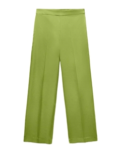 Свободные плиссированные брюки Sati-A, Kiwi Mango