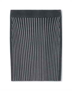 Рибановая вязаная мини-юбка, серый Alexander wang