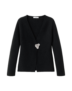 Вязаный кардиган Tapies, черный Mango