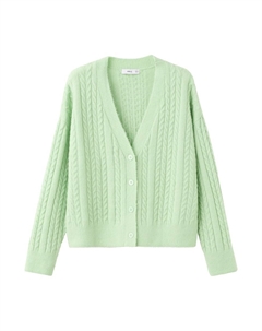 Вязаный кардиган Talcore, мятный Mango