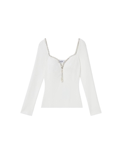 Свитер Self portrait женский белый Self-portrait