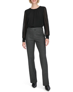 Женские брюки с елочкой, Black Charcoal Combo Calvin klein
