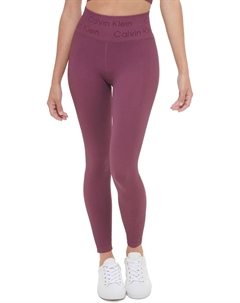 Женские текстурированные трикотажные леггинсы Performance Active 7/8, Garnet Calvin klein
