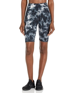 Женские компрессионные байкерские шорты с принтом тай-дай, Black Tommy hilfiger