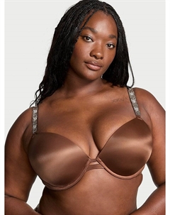 Бюстгальтер с блестящими бретельками и эффектом пуш-ап, shine strap mousse Very sexy