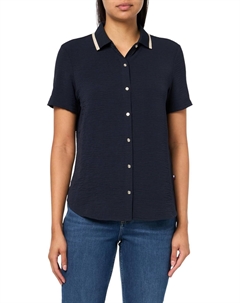 Женская рубашка с коротким рукавом на пуговицах, Sky Captain Tommy hilfiger