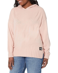 Женский свитер с длинными рукавами-фонариками и капюшоном, Enchant Purple Calvin klein