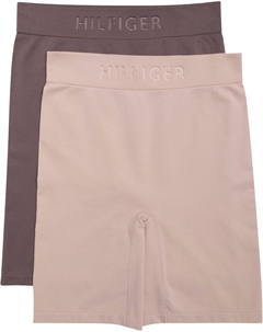 Женские бесшовные велосипедные шорты, комплект из 2 шт., Balanced Beige/Sparrow Tommy hilfiger