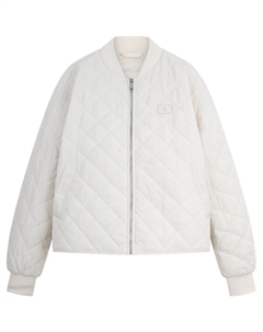 Пуховик женский цвета слоновой кости Calvin klein