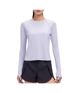 Футболка с рукавом реглан женская, синий Lululemon