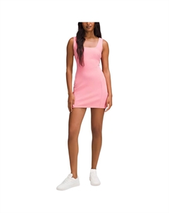Женское платье Softstreme без рукавов цвета cherry blossom pink Lululemon