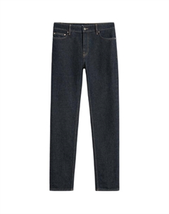 Низкие зауженные джинсы TOTEME, темно-синий Toteme