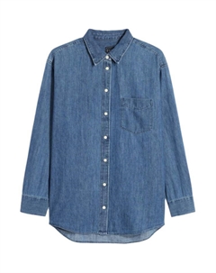 Синяя женская блузка Gap