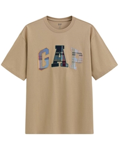 Футболка унисекс, хаки Gap