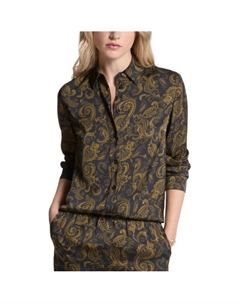 Рубашка с принтом пейсли, оливковый Michael kors