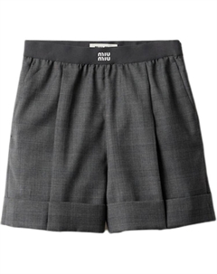 Женские повседневные шорты, серый Miu miu