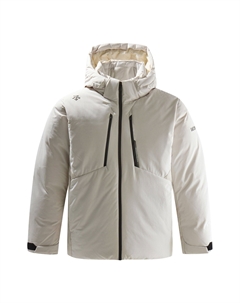 Пуховик унисекс, бежевый Descente