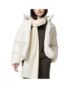 Женская белая пуховая куртка Uniqlo