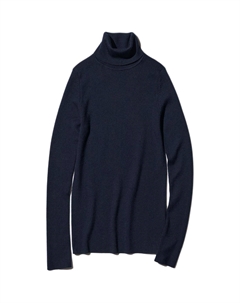 Свитер женский темно-синий Uniqlo