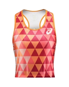 Женский оранжевый топ Asics