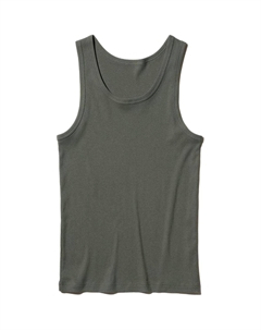 Майка унисекс dark olive Uniqlo