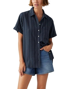 Женская рубашка с коротким рукавом Darlene, Shin Beach Stripe Navy Blazer Levi's®