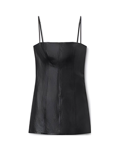 Мини-платье с квадратным вырезом, черный Alexander wang