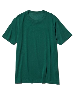 Футболка унисекс зеленая Uniqlo