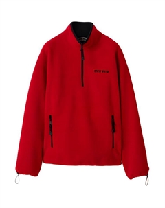 Толстовка SS25 женская, красный Miu miu