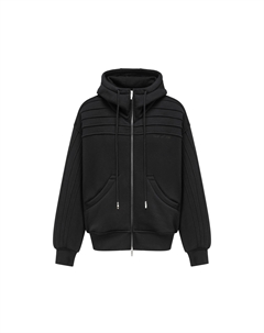 Худи плиссе, черный Feng chen wang