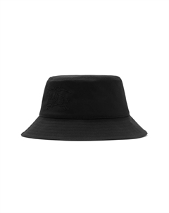 Вышитая ведро шляпа EKD, черный Burberry