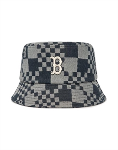 Шапка-ведро Checkerboard Unisex, черный Mlb