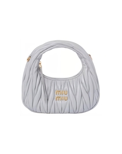 Кожаная сумка Wander Series через плечо кроссбоди мини женская cornflower, Set (Bag+Dust Bag) Miu miu