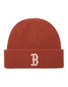 Акриловая шапка унисекс, коричневый Mlb