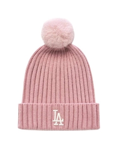 Бейсболка Los Angeles Dodgers из полиэстера унисекс розовая, розовый Mlb