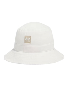 100% хлопок, твиловая шляпа-ведро Men's White, белый Under armour