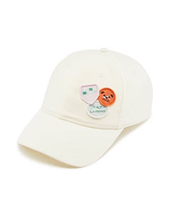 Бейсболка из полиэстера унисекс, айвори Li-ning