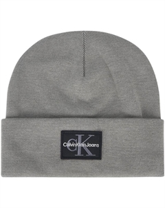 Хлопковые шапки бини Unisex, серый Calvin klein