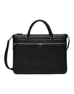 Кожаный портфель Regular мужской черный, Set (Bag+Dust Bag) Bally
