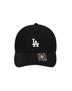 Хлопковая бейсболка унисекс, черный Mlb