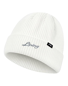Акриловая шапка унисекс, белый Li-ning