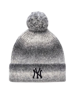 Акриловая шапка-бини для детей темно-серый, темно-серый Mlb