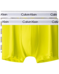 Мужские трусы 2 штуки, WFG-Striped серый/ желтый Calvin klein